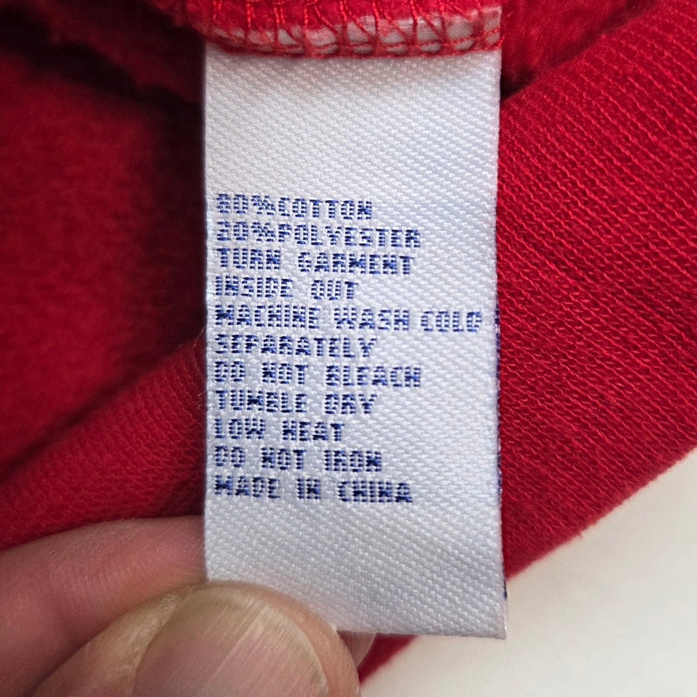 Old Time Hockey Womens Detroit Red Wings Hoodie XL Red Lace Up NHL Sweatshirt - Picture 5 of 9